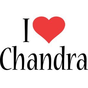 Chandra i-love logo