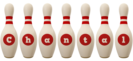 Chantal bowling-pin logo