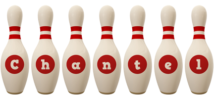 Chantel bowling-pin logo