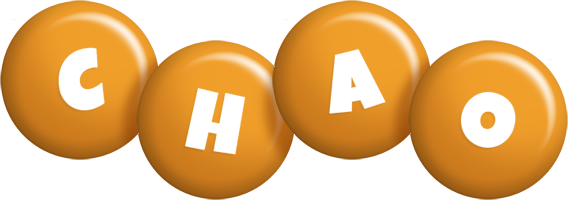 Chao candy-orange logo