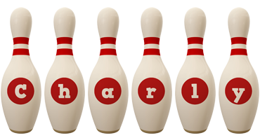 Charly bowling-pin logo