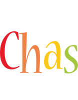 Chas birthday logo