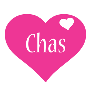 Chas love-heart logo