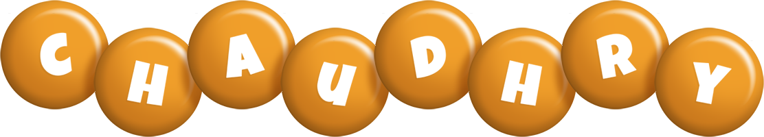Chaudhry candy-orange logo
