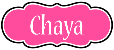 Chaya invitation logo