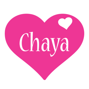 Chaya love-heart logo