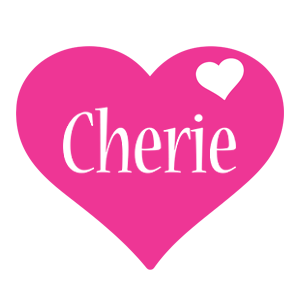 Cherie love-heart logo