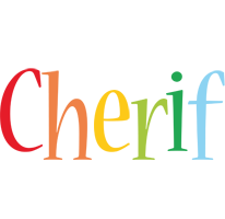 Cherif birthday logo