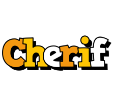 Cherif cartoon logo