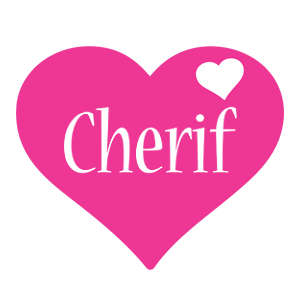 Cherif love-heart logo