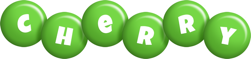 Cherry candy-green logo