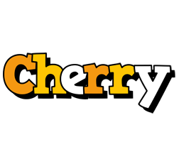 Cherry cartoon logo