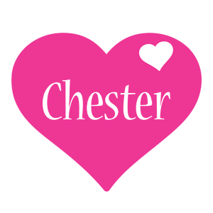 Chester love-heart logo