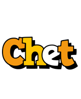 Chet cartoon logo