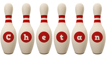 Chetan bowling-pin logo