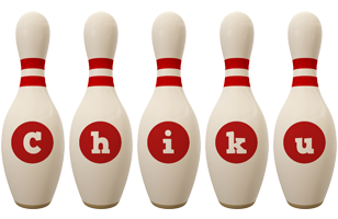 Chiku bowling-pin logo