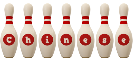 Chinese bowling-pin logo