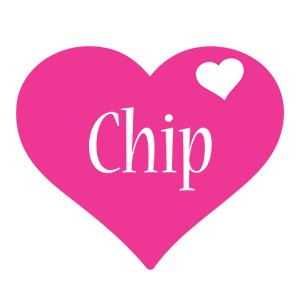 Chip love-heart logo