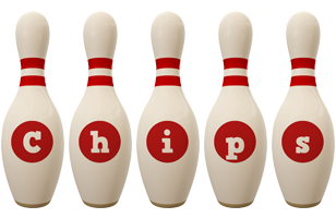 Chips bowling-pin logo