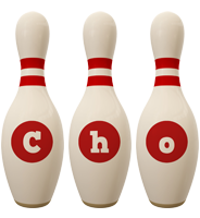 Cho bowling-pin logo