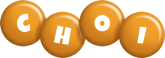 Choi candy-orange logo