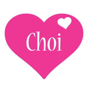 Choi love-heart logo