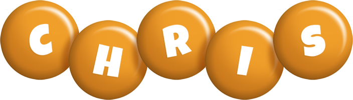 Chris candy-orange logo