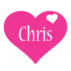 Chris love-heart logo