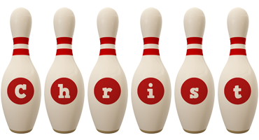 Christ bowling-pin logo
