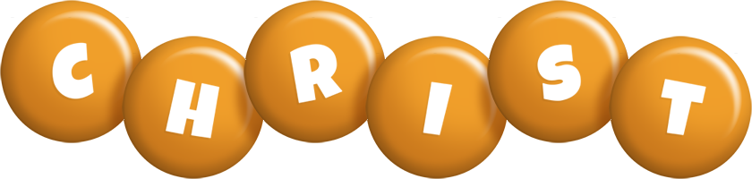 Christ candy-orange logo
