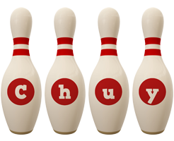 Chuy bowling-pin logo