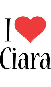 Ciara i-love logo