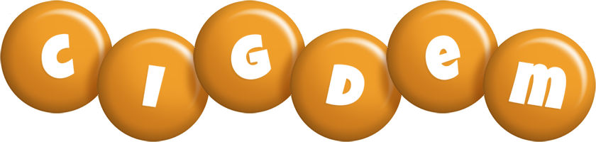 Cigdem candy-orange logo