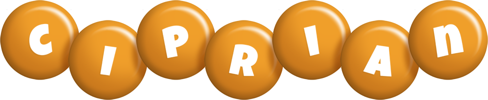 Ciprian candy-orange logo