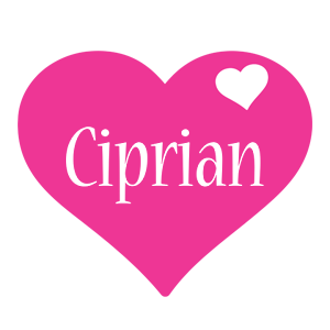 Ciprian love-heart logo
