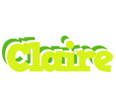 Claire citrus logo