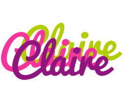 Claire flowers logo