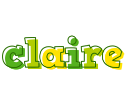 Claire juice logo