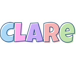 Clare pastel logo