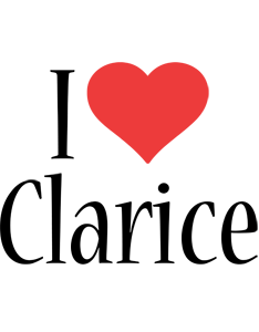 Clarice i-love logo