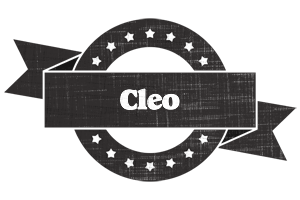 Cleo grunge logo