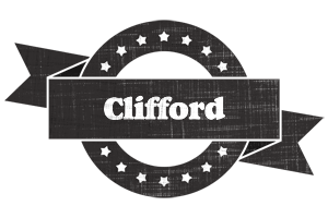 Clifford grunge logo