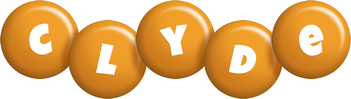 Clyde candy-orange logo