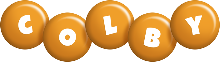 Colby candy-orange logo