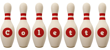 Colette bowling-pin logo