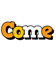 Come cartoon logo