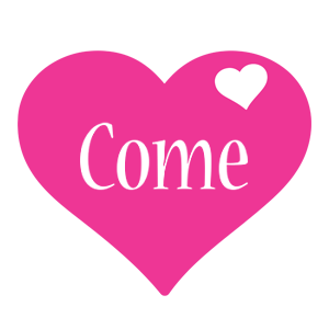 Come love-heart logo