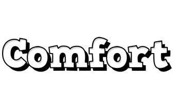 Comfort snowing logo