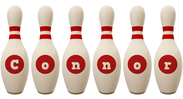 Connor bowling-pin logo