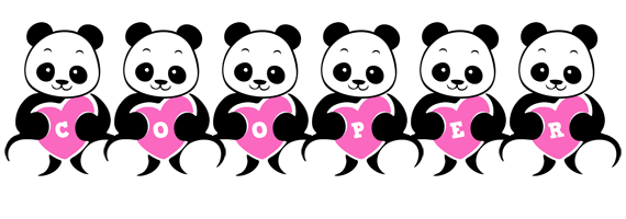 Cooper love-panda logo